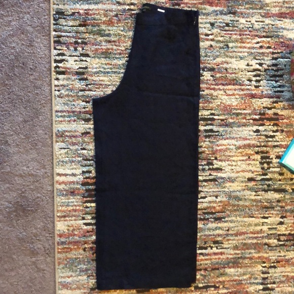 For Cynthia full / wide leg linen pants Navy - Picture 2 of 2